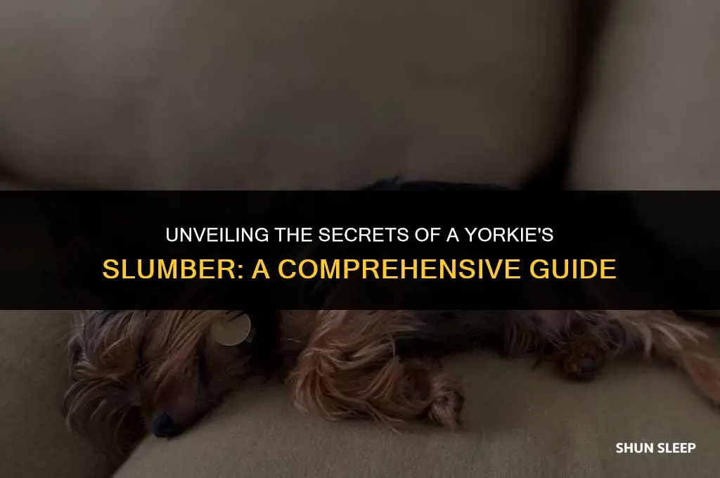 how many hours yorky sleeps