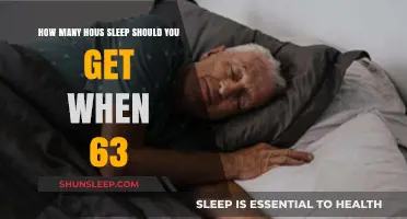 Optimal Sleep Duration for Seniors: How Much Do 63-Year-Olds Need?