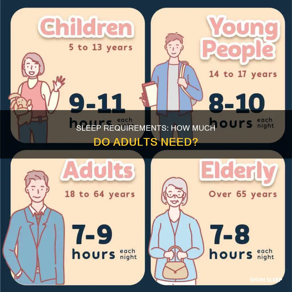 how many house of sleep does as adult need