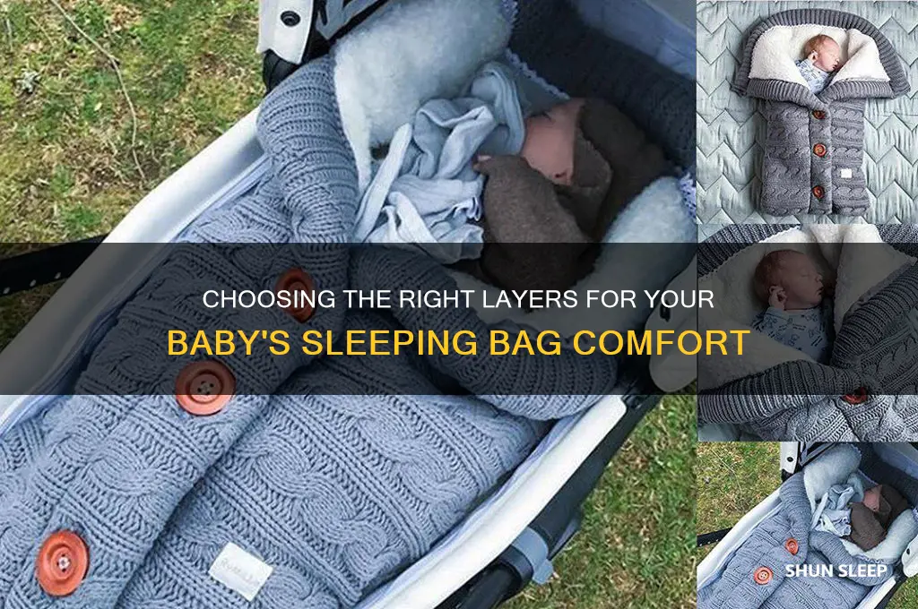 how many layers under baby sleeping bag