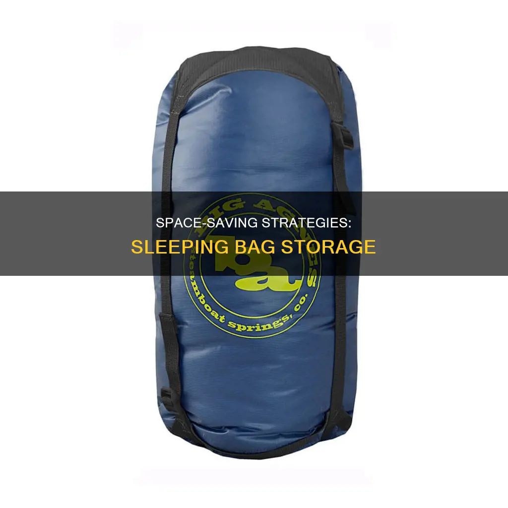 how many liters does a sleeping bag take up