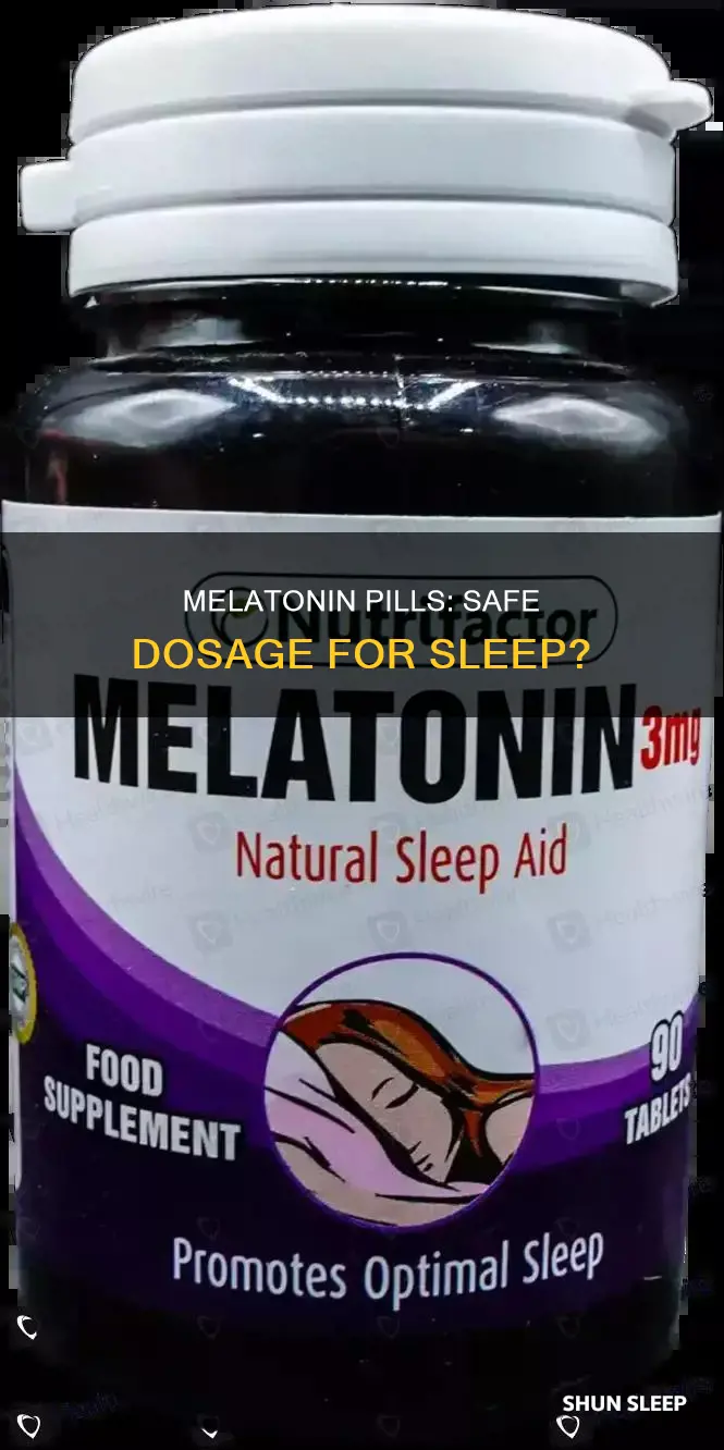 how many melatonin pills can i take to sleep