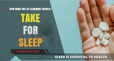 Clonidine for Sleep: Determining the Right Milligram Dosage