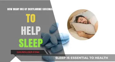 Effective Dosage of Doxylamine Succinate for Better Sleep Quality