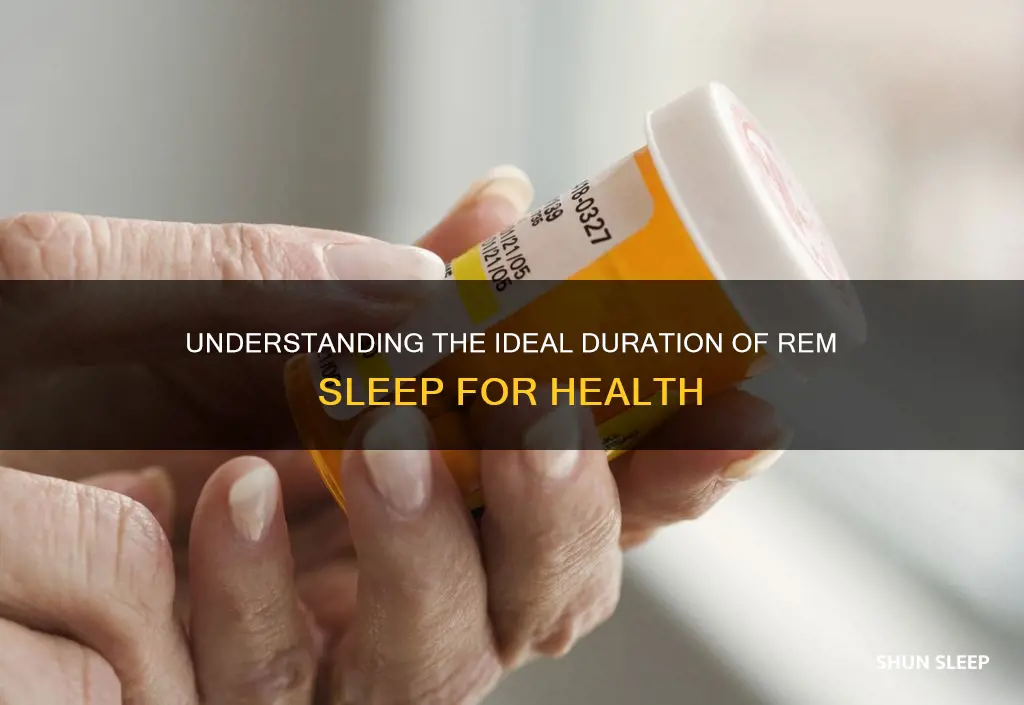 how many minutes of rem sleep is healthy