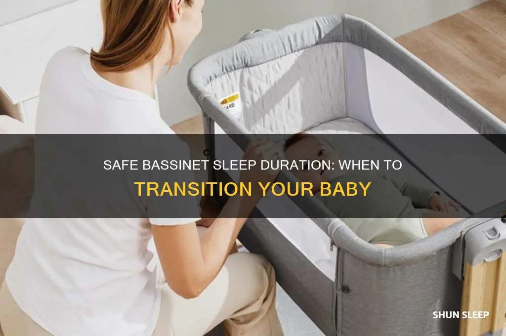 how many months can a baby sleep in a bassinet