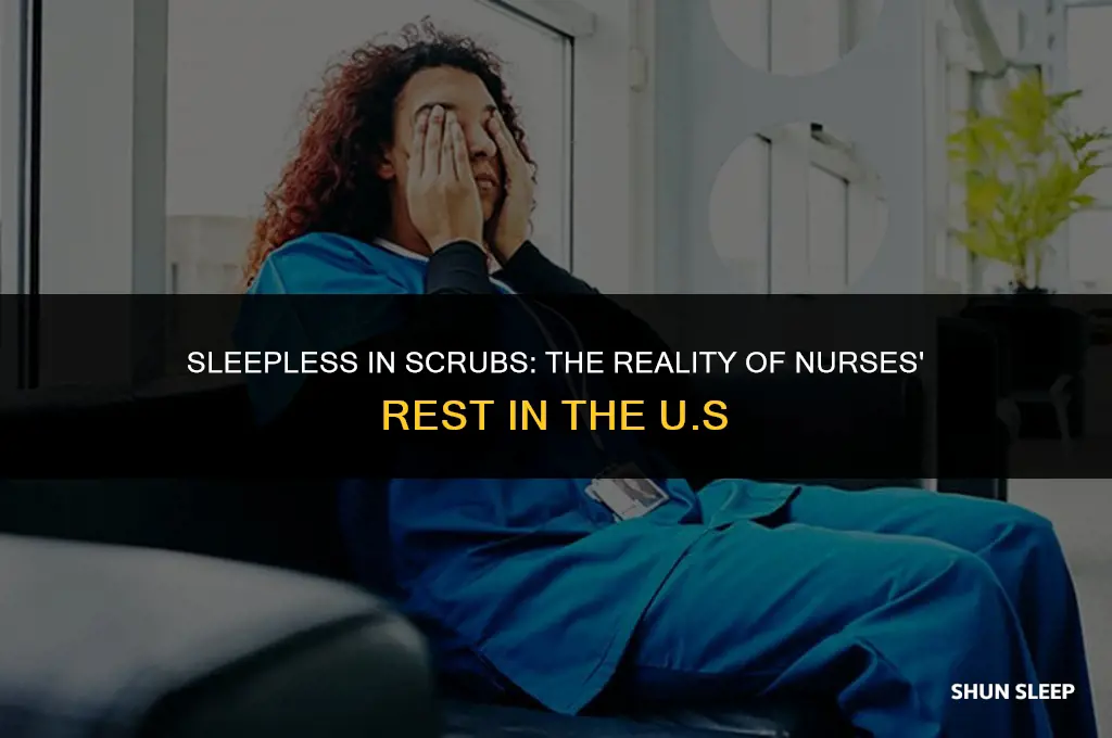 how many nurses sleep few hours in the us