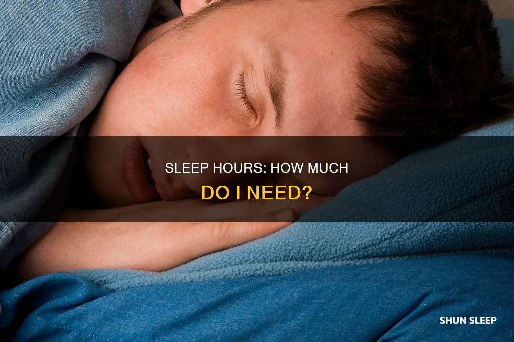 how many ours sleep do i need