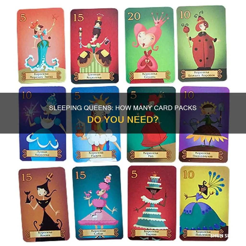 how many packs do i need for sleeping queens