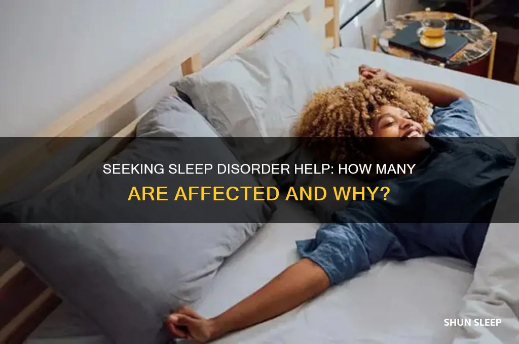 how many people seek help with sleep disorders