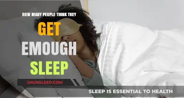 Do Most People Believe They're Getting Sufficient Sleep? Surprising Insights
