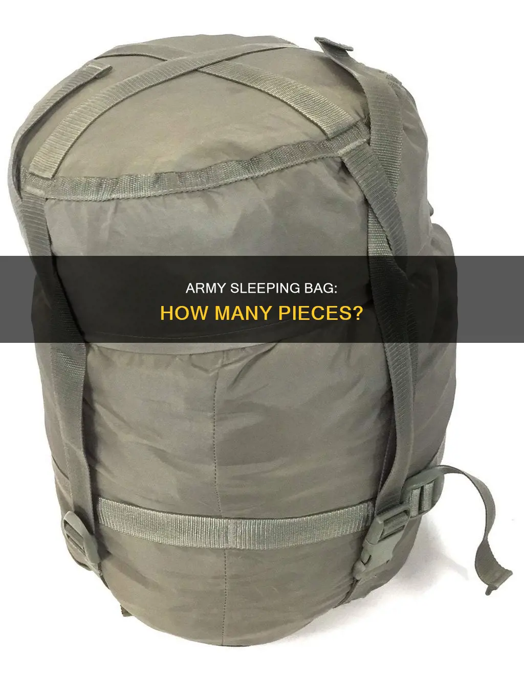 how many pieces in the army sleeping bag