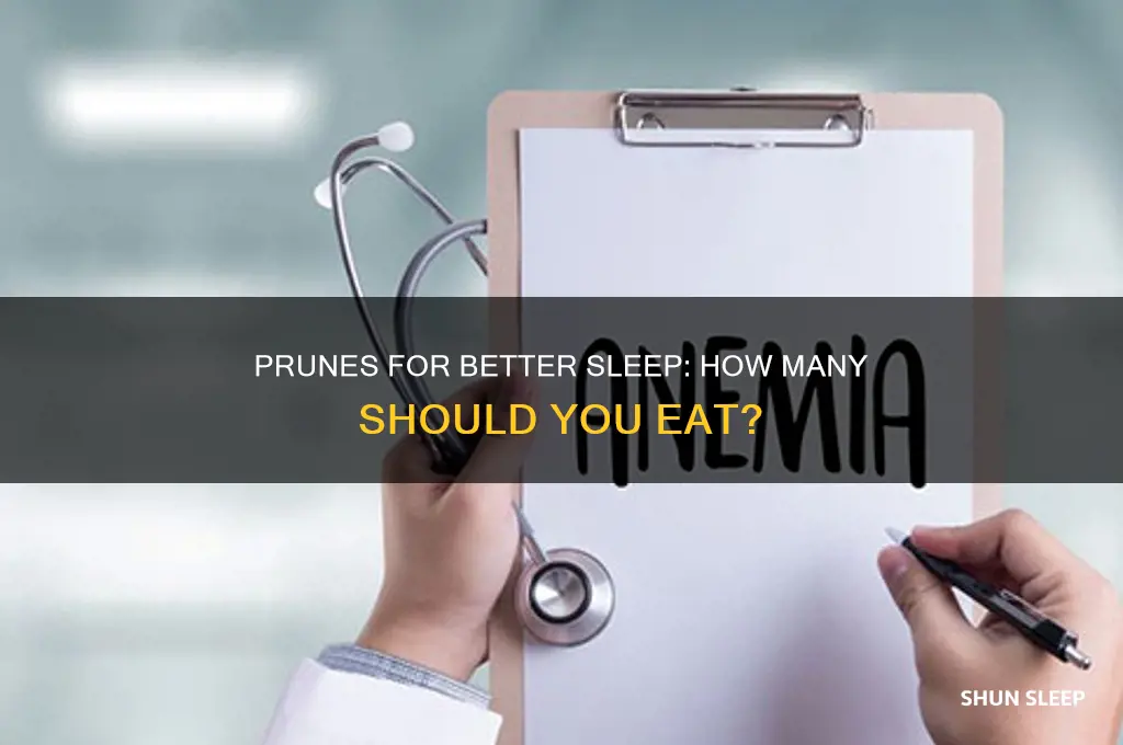how many prunes help me sleep