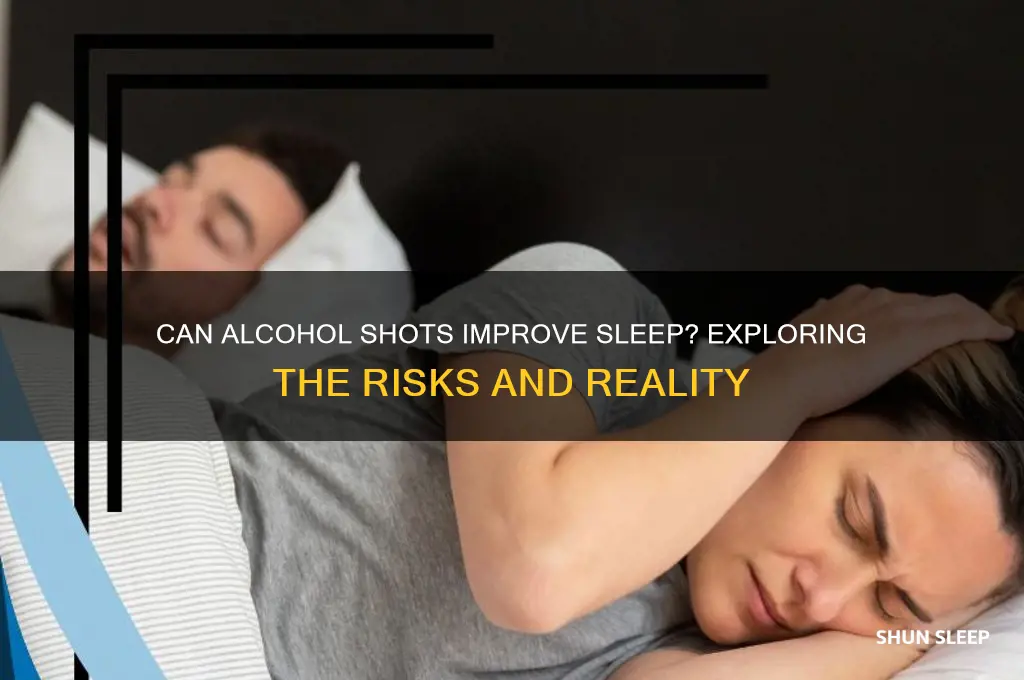 how many shots of alcohol to help you sleep