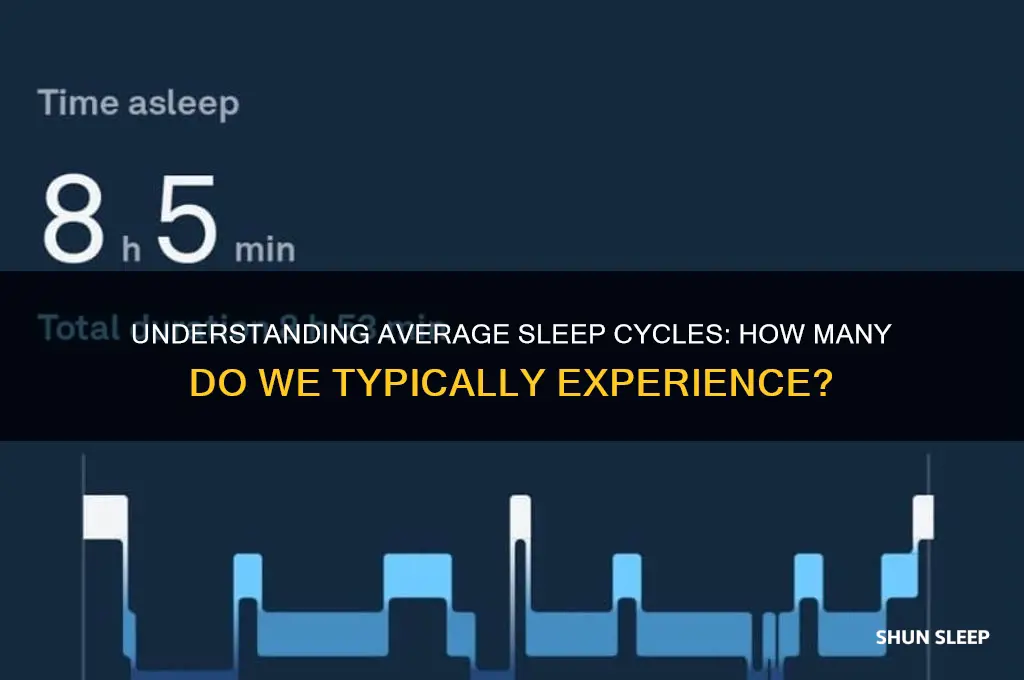 how many sleep cycles do we get on averag