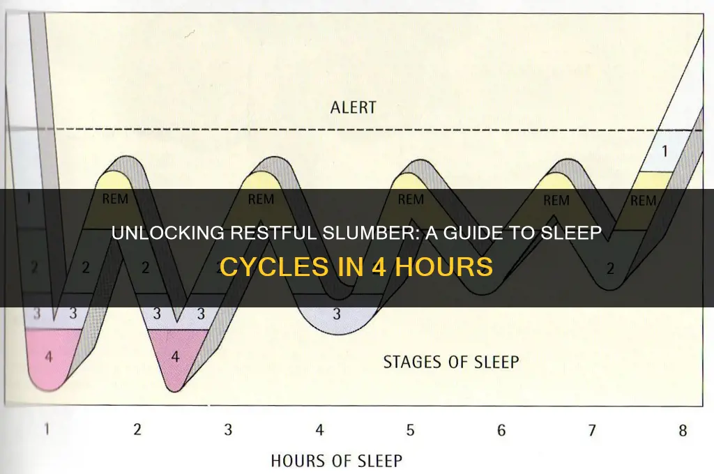 how many sleep cycles in 4 hours