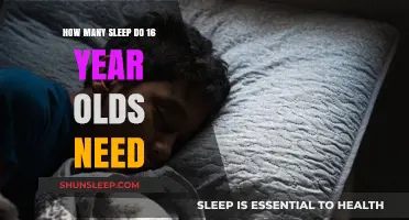 Sleep Sweet Spot for 16-Year-Olds