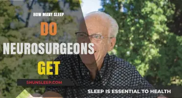 Neurosurgeons' Sleep Patterns: Uncovering Their Rest Amidst Demanding Schedules