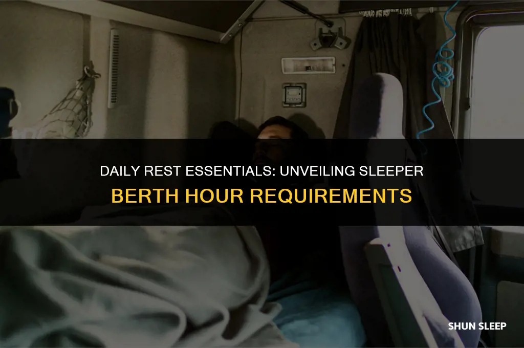 how many sleeper berth hours are required daily