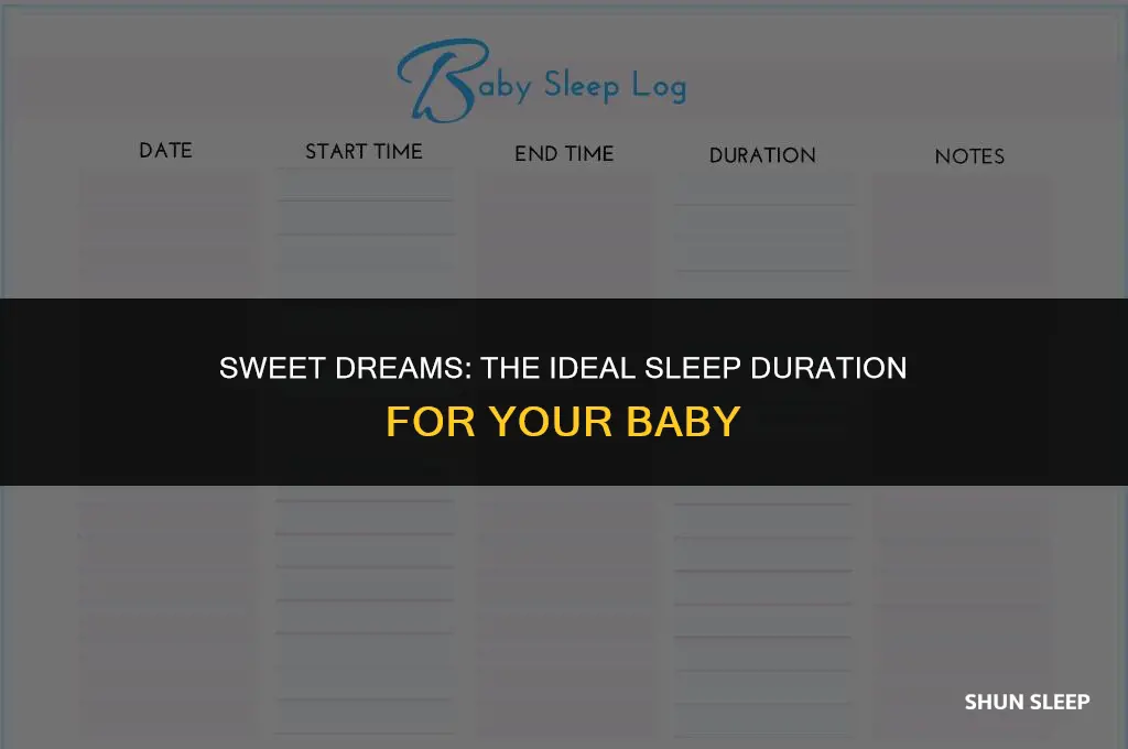 how many sleeping hours for baby