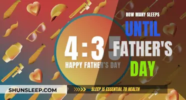 Sleepy Countdown to Father's Day: Mark the Dates