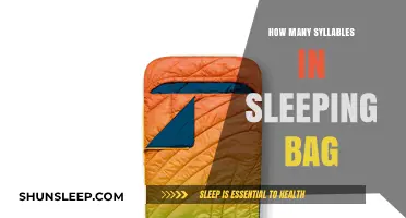 The Surprising Number of Syllables in "Sleeping Bag