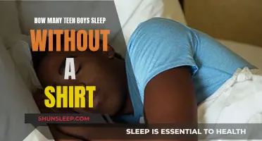 Are Teenage Boys Sleeping Shirtless?