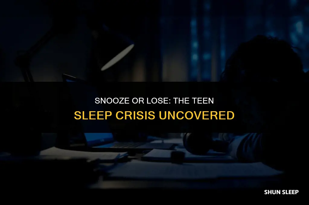 how many teens get 8 hours of sleep