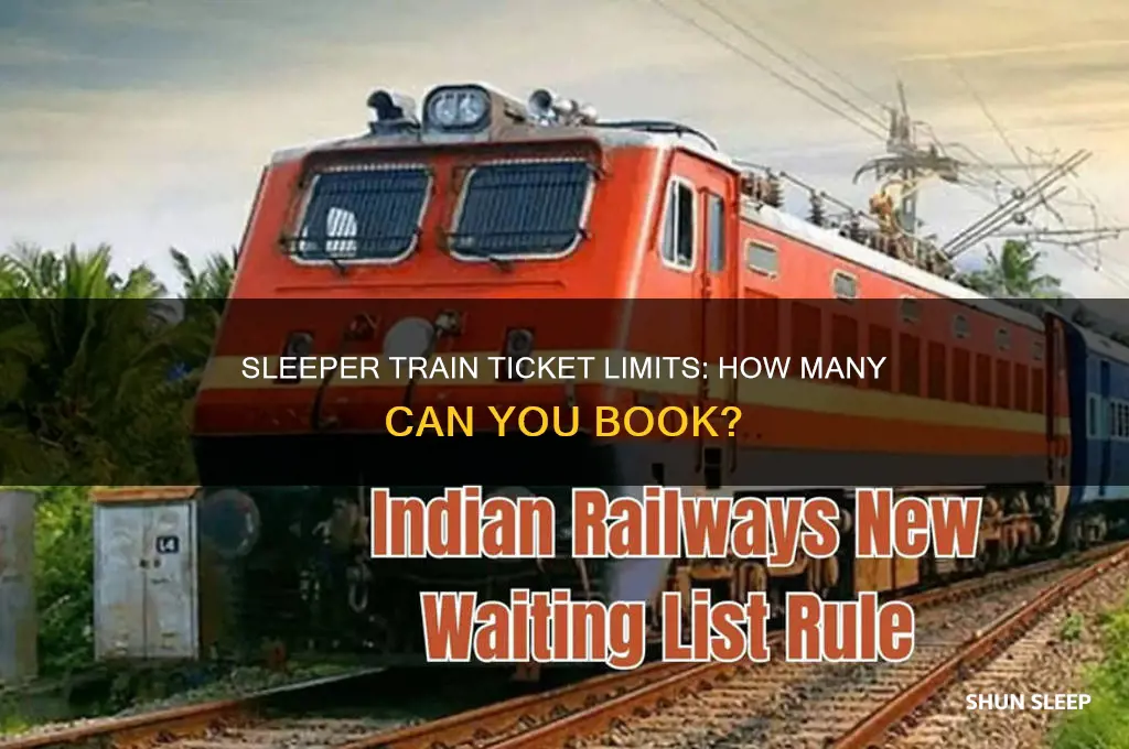 how many tickets can i get for sleeper