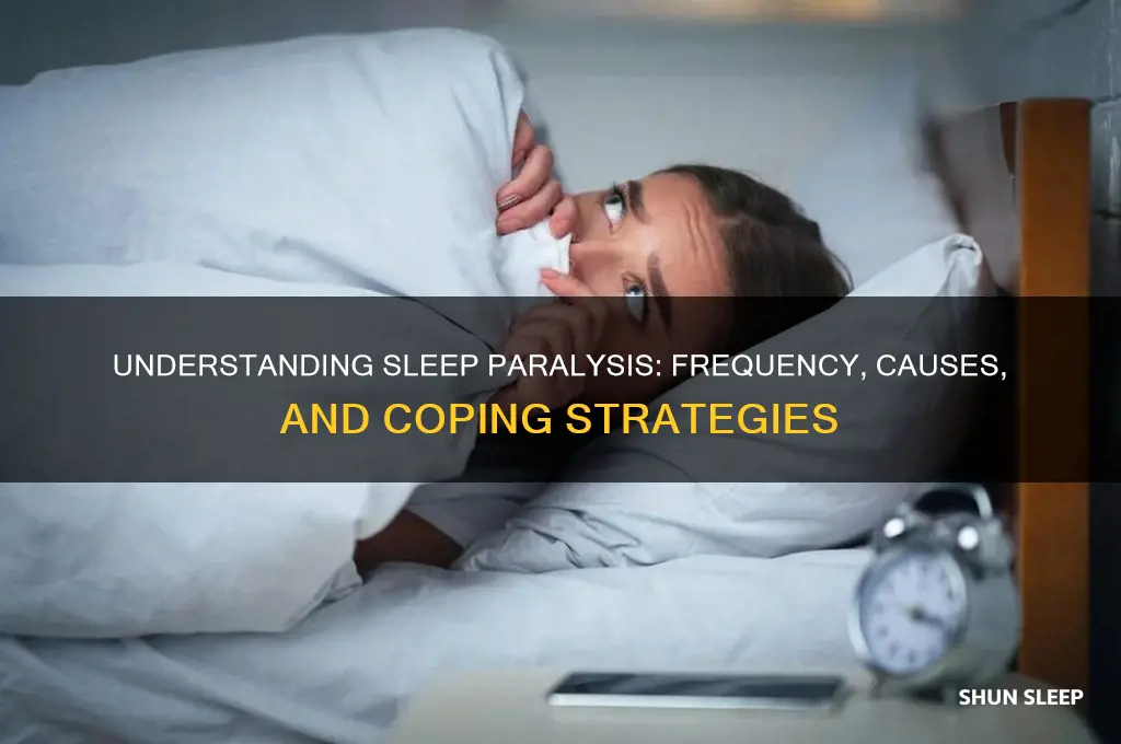 how many times can u get sleep paralysis