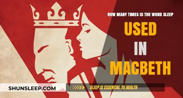 The Many Times 'Sleep' Appears in Macbeth