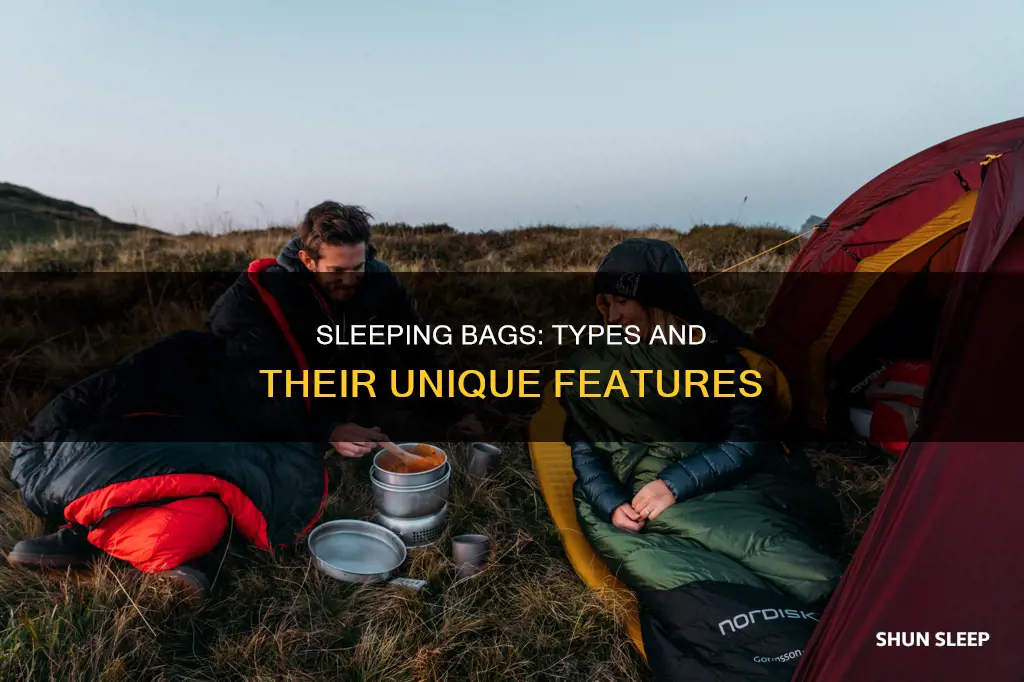 how many types of sleeping bags are there