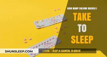 Valium for Sleep: How Many to Take?