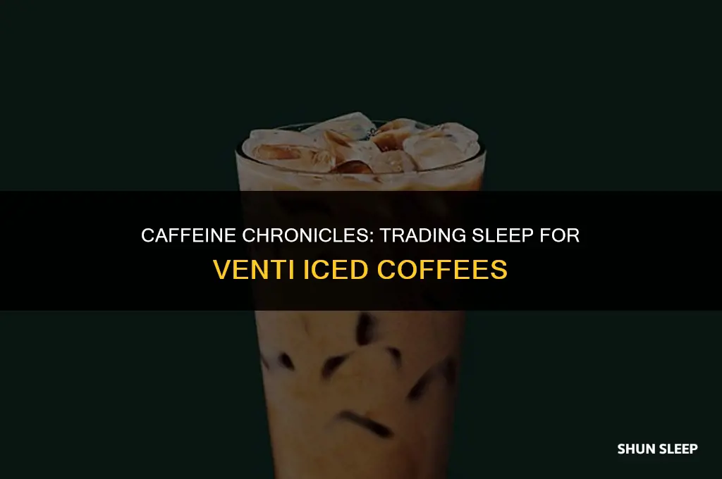 how many venti iced coffees equals 8 hours of sleep