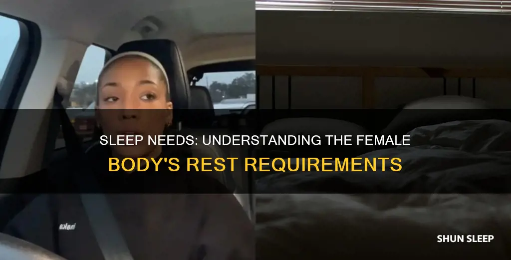 how mich sleep do women need