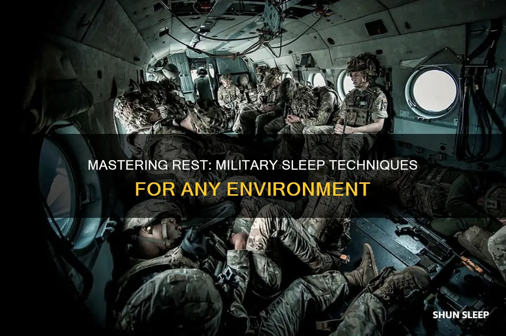 how military get to sleep