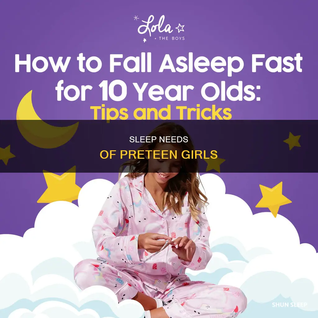 how mmuch sleep does a 10 yr old girl need