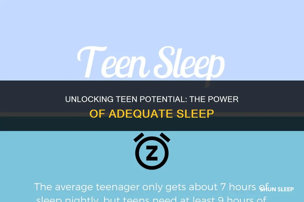 how mnay hours should a teen sleep