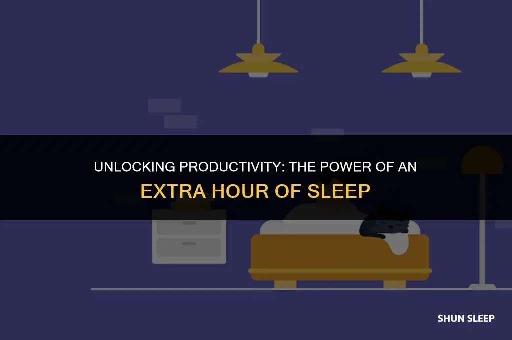 how much difference does 1 hour of sleep make