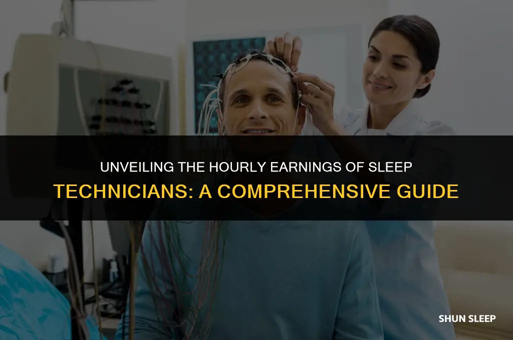 how much do sleep techs make an hour