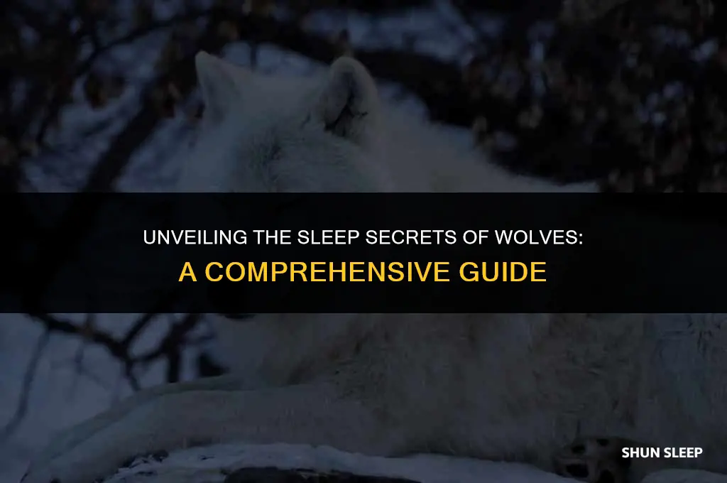 how much do wolves sleep hours