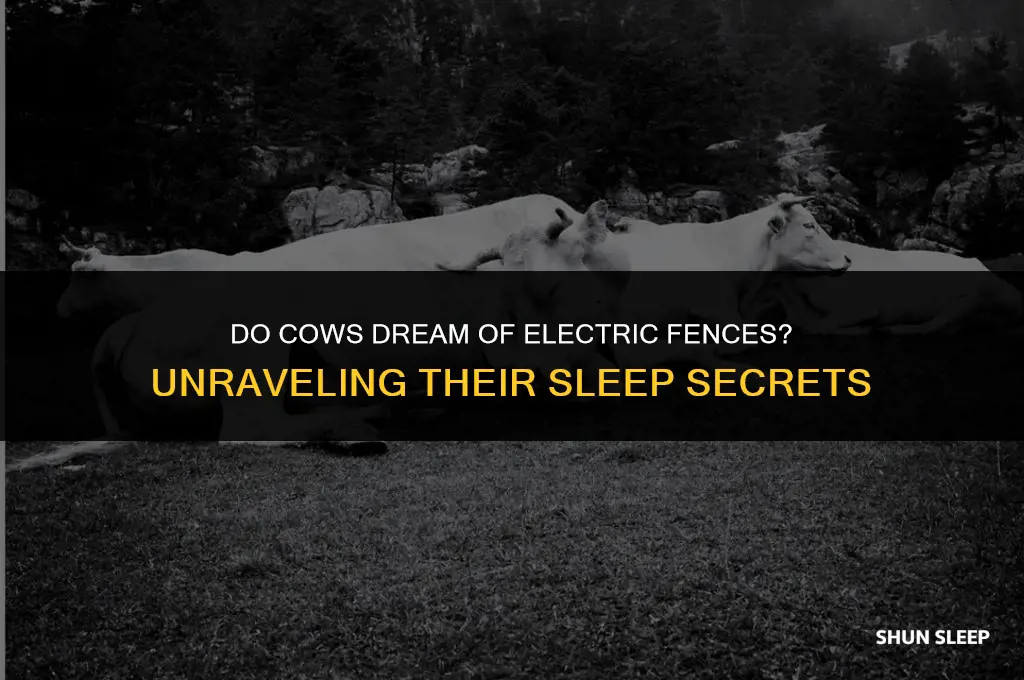 how much hours a day do cows sleep