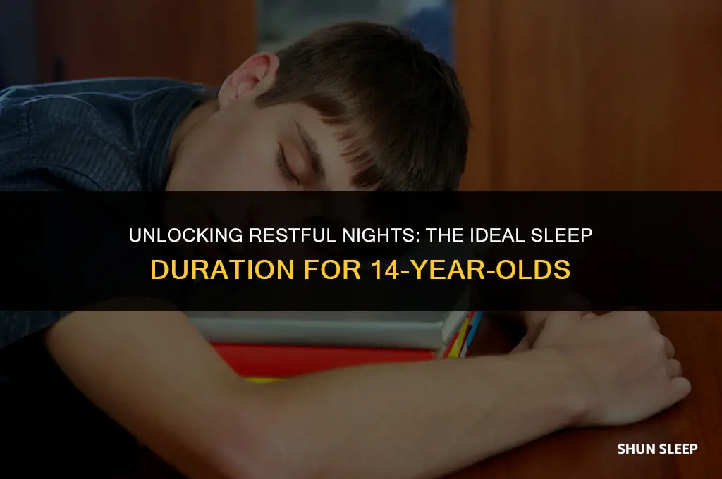 how much hours of sleep do 14 year olds need