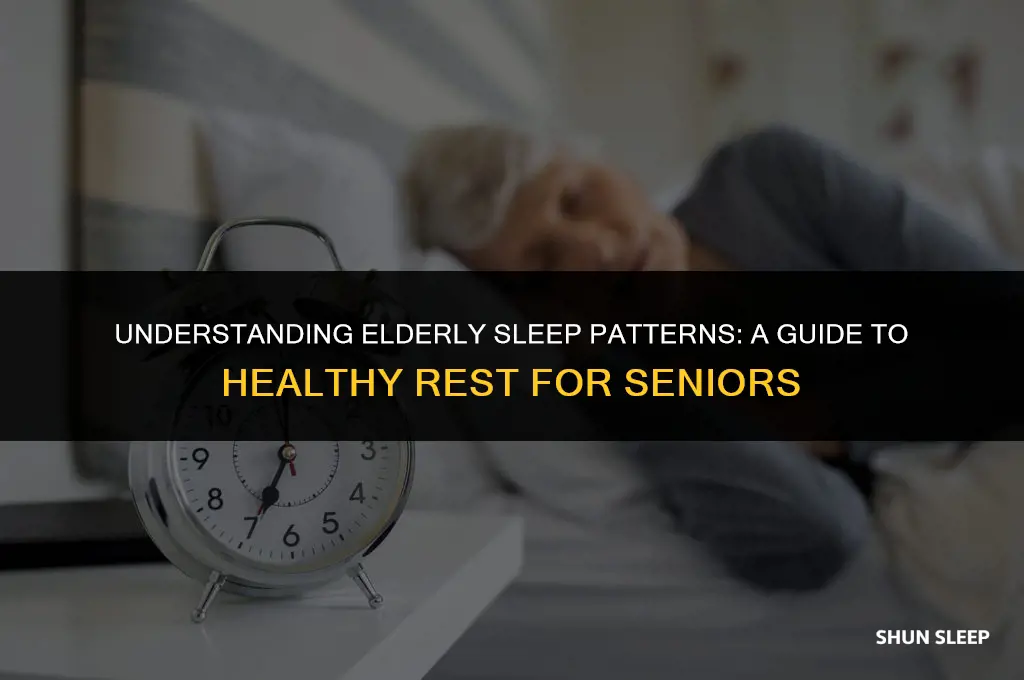 how much hours of sleep does an elder have