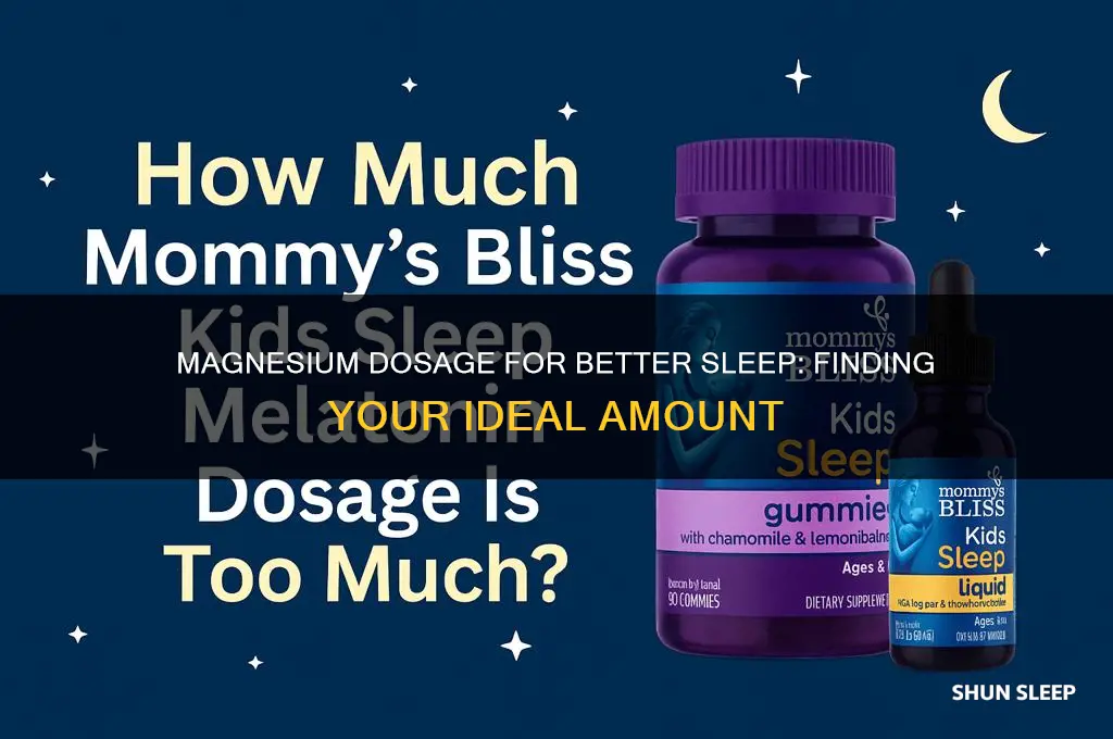 how much magnesium should i take to help me sleep