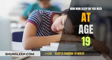 Sleep Needs at 19: How Much is Enough?