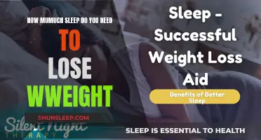 Sleep, Weight Loss, and You