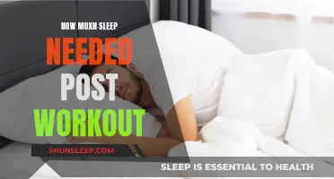 Sleep and Workouts: How Much Rest is Required?