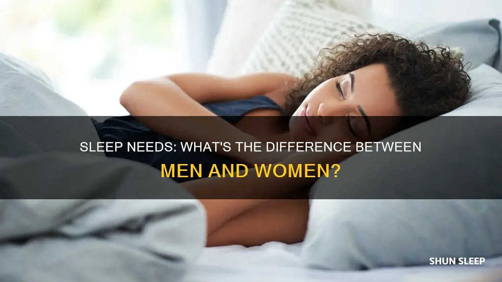 how mych sleep do women need