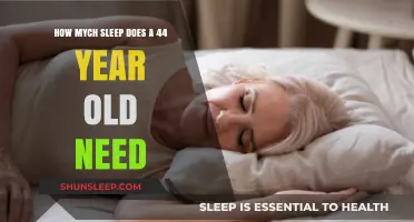 Sleep Needs for 44-Year-Olds: How Much is Enough?